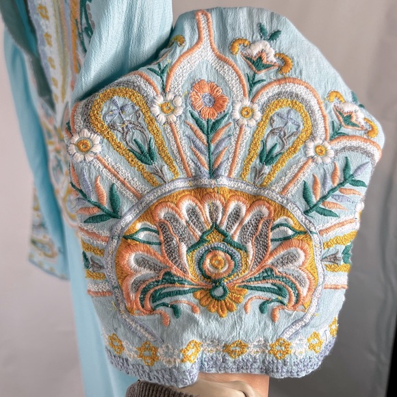 Soft Surroundings Women River Island Tunic Embroidered - Picture 7 of 10